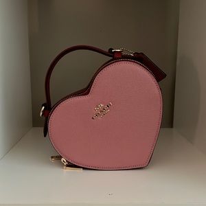 Coach Color Block Heart Crossbody Bag